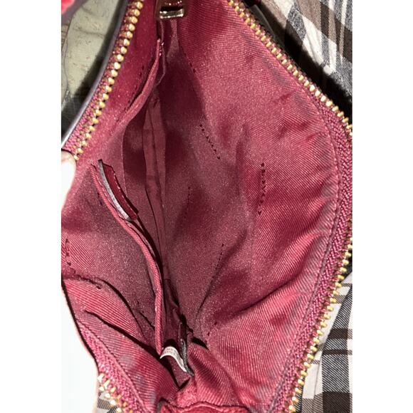 Coach North/South Red Crossgrain Leather Swingpack Crossbody Bag - Picture 4 of 12